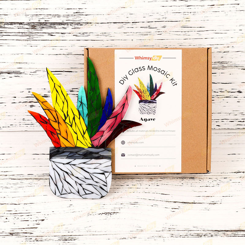 Agave Stained Glass Mosaic Kit