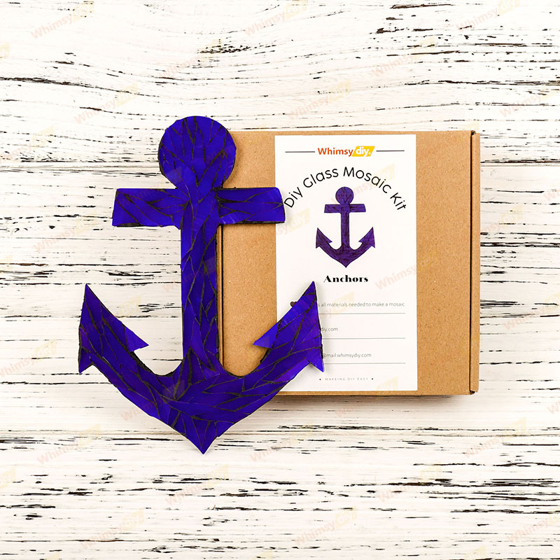 Anchor Stained Glass Mosaic Kit