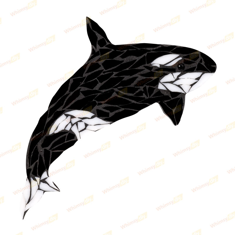 Dolphins Glass Mosaic Kit