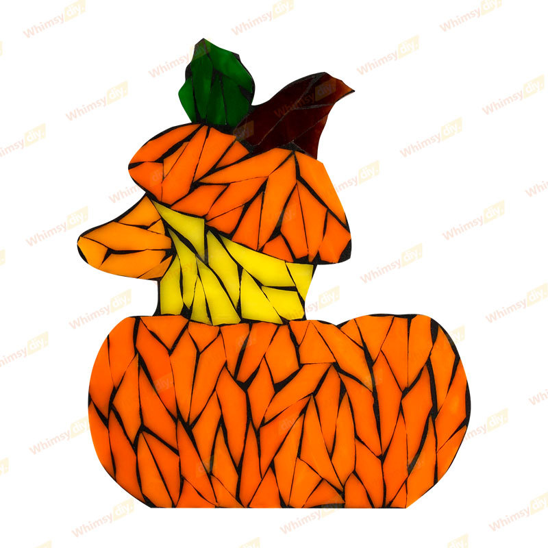 Pumpkin Duck Glass Mosaic Kit