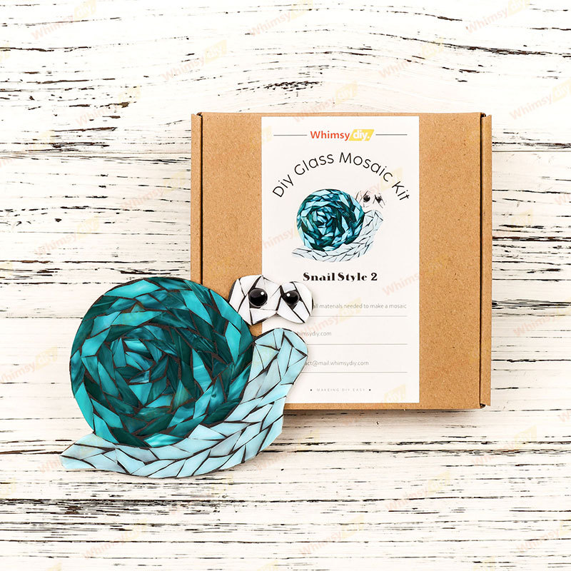 Snail Style 2 Glass Mosaic Kit-Ships on 8/10