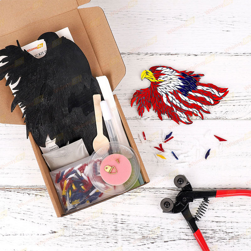 Patriotic eagle Glass Mosaic Kit