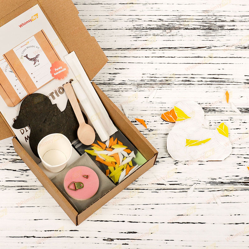 Mummy Duck Glass Mosaic Kit