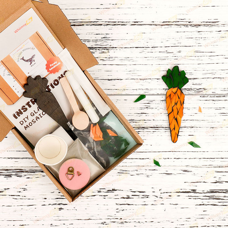 Carrot Glass Mosaic Kit-Ships on 8/10