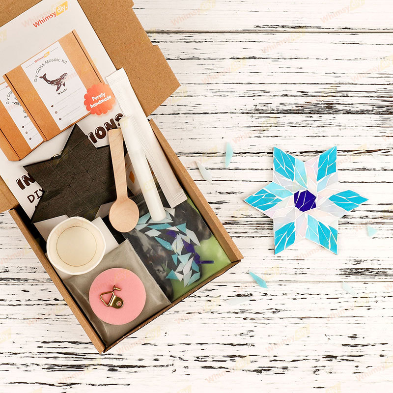 Snowflake - Style 2 Glass Mosaic Kit