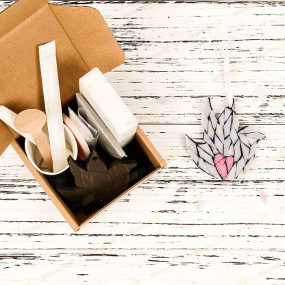 Bird Glass Christmas Ornaments Mosaic Kit