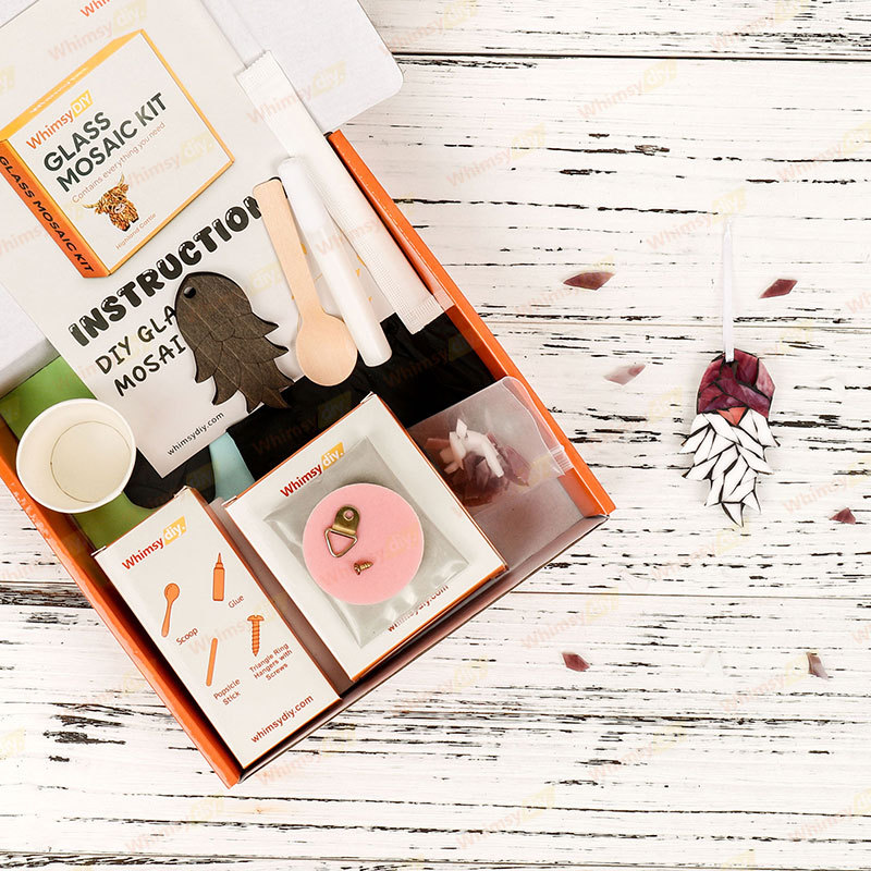 Gnome Ornament Glass Mosaic Kit