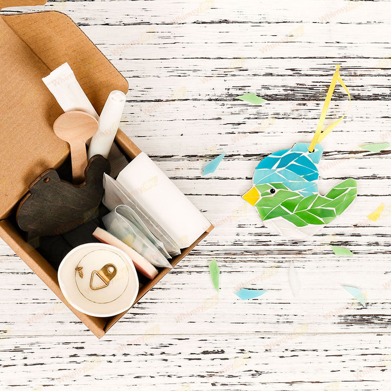 Winter Birds - Style 2 Glass Mosaic Kit