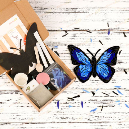 Butterfly Stained Glass Mosaic Kit