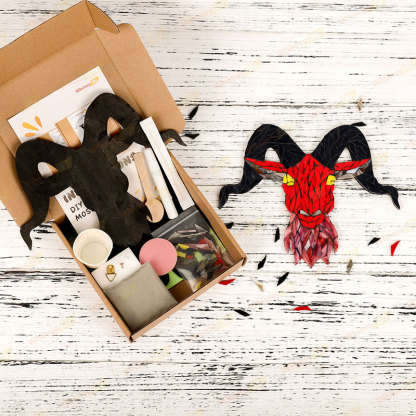 Demon Goat Glass Mosaic Kit
