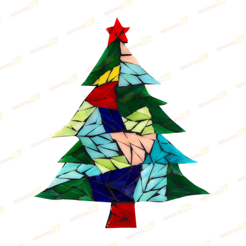 Christmas Tree Glass Mosaic Kit