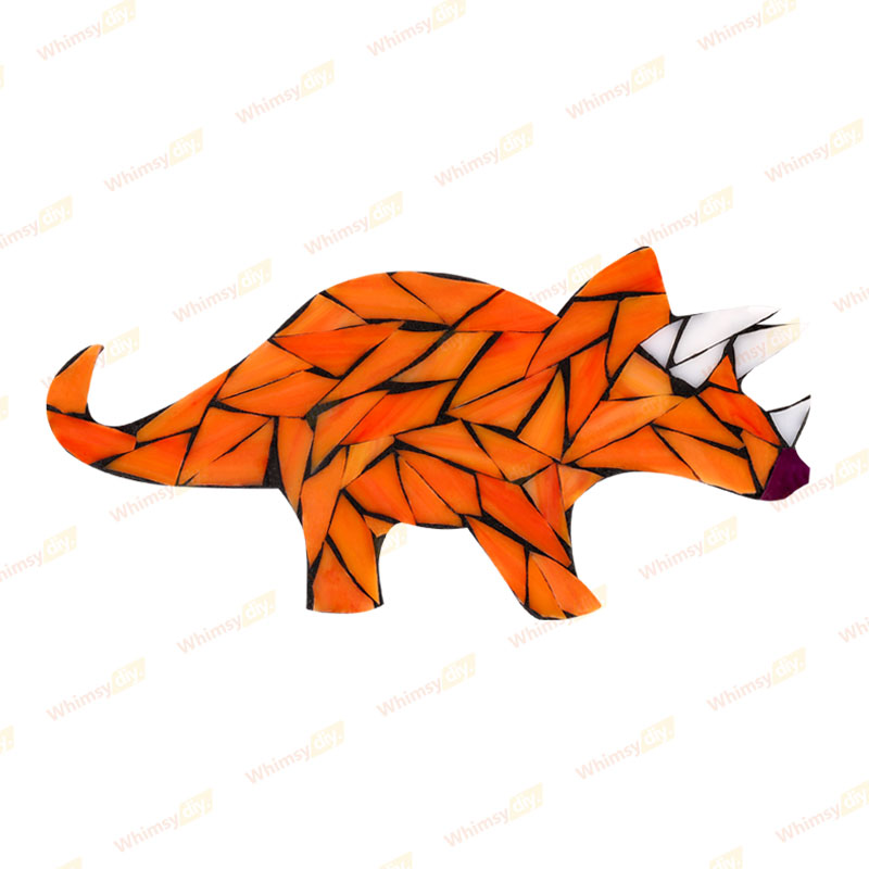 Triceratops Glass Mosaic Kit