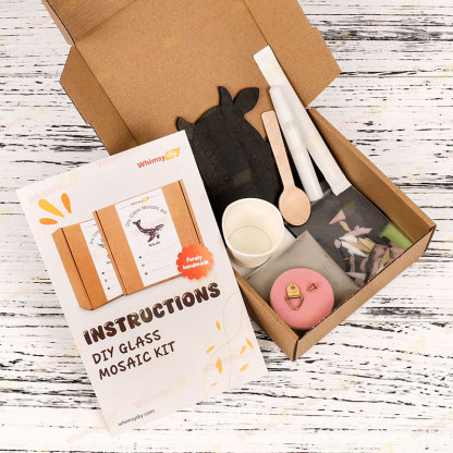 Cow Stained Glass Mosaic Kit