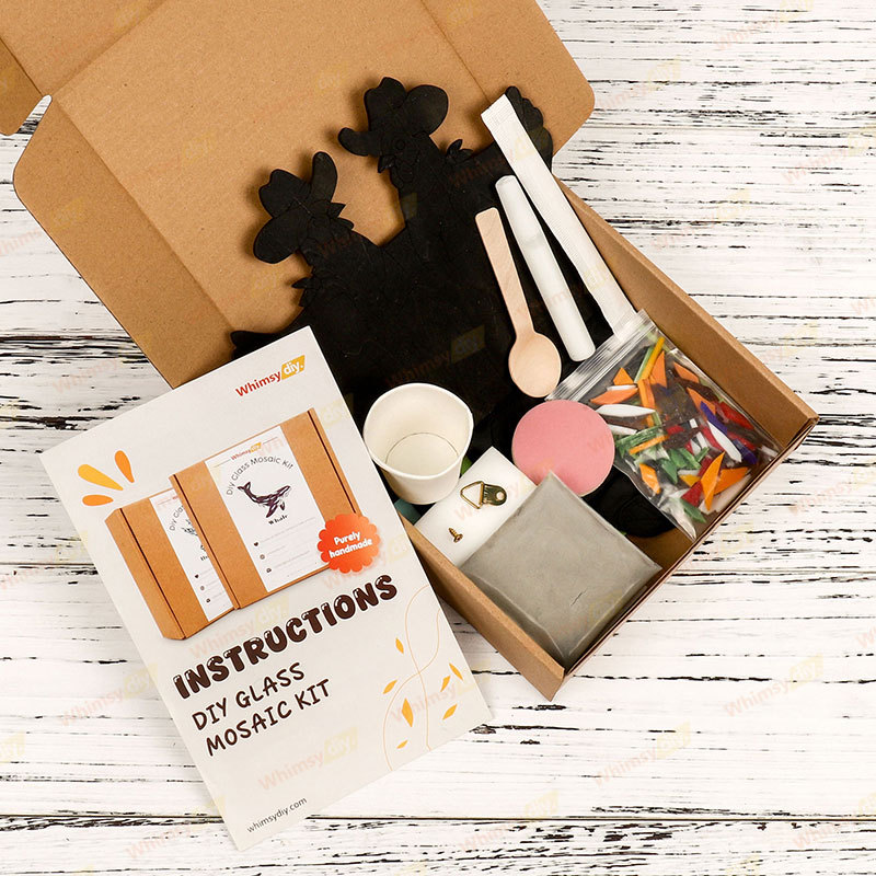 Cowboy Chicken Glass Mosaic Kit