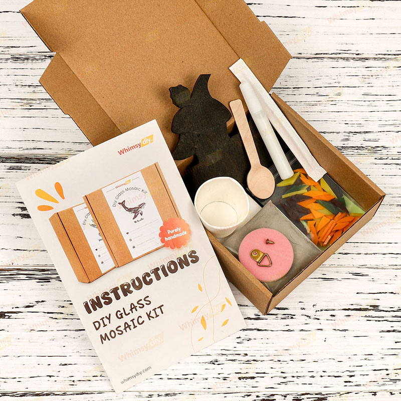 Pumpkin Duck Glass Mosaic Kit