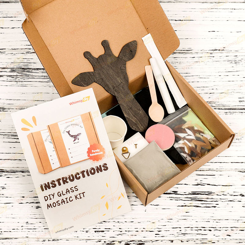 Giraffe Glass Mosaic Kit-Ships on 8/10