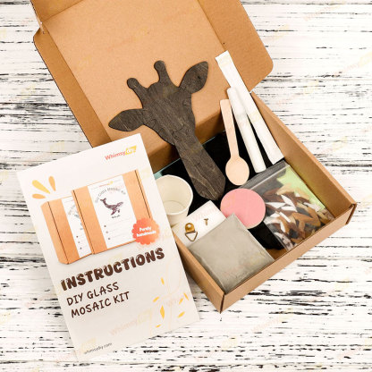 Giraffe Glass Mosaic Kit-Ships on 8/10