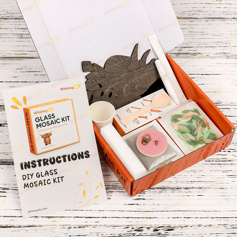 Plantae Triceratops Glass Mosaic Kit