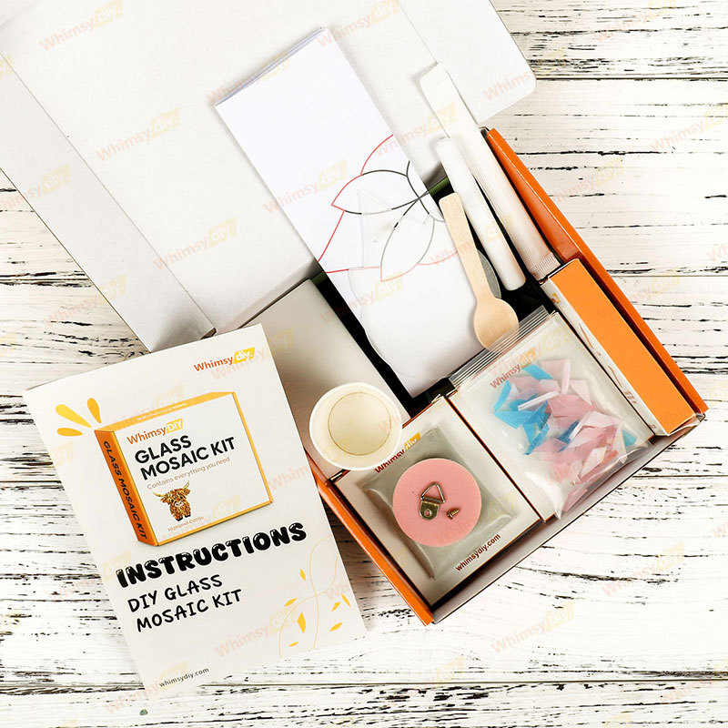 Whimsy DIY Tear Drop Butterfly Glass Mosaic Kit Puzzles