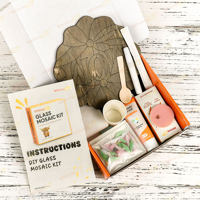 Whimsy DIY Love in Bloom – MOM Edition Glass Mosaic Kit Puzzles