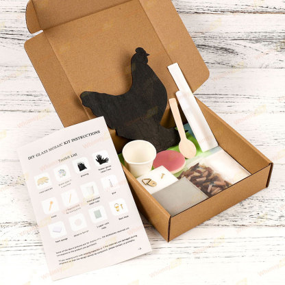 Hen Glass Mosaic Kit [New Pre-Order Special: Ships February 28th]