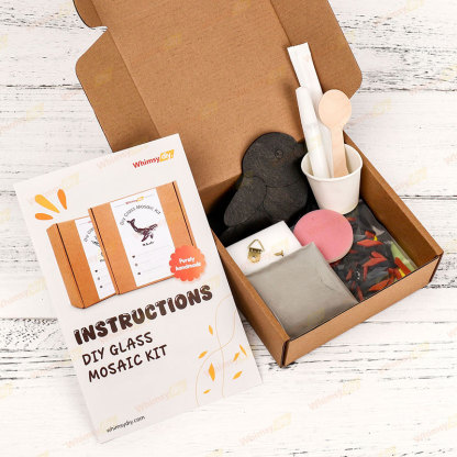 Robin Glass Mosaic Kit | DIY Arts & Crafts Kit for Adults