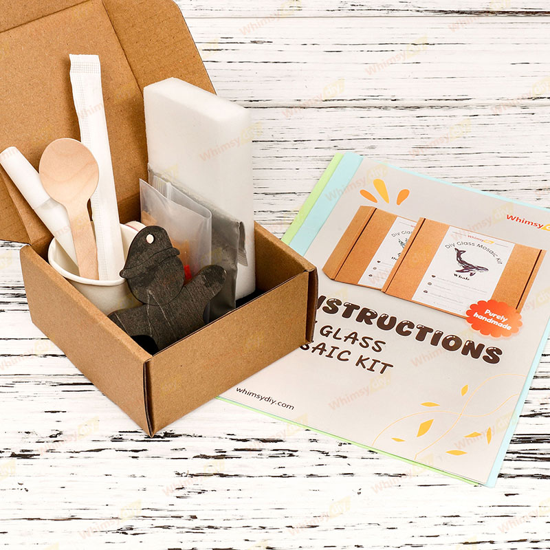 Gingerbread Man Glass Mosaic Kit