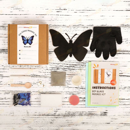Butterfly Stained Glass Mosaic Kit