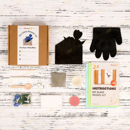 Envelope Tulip Stained Glass Mosaic Kit