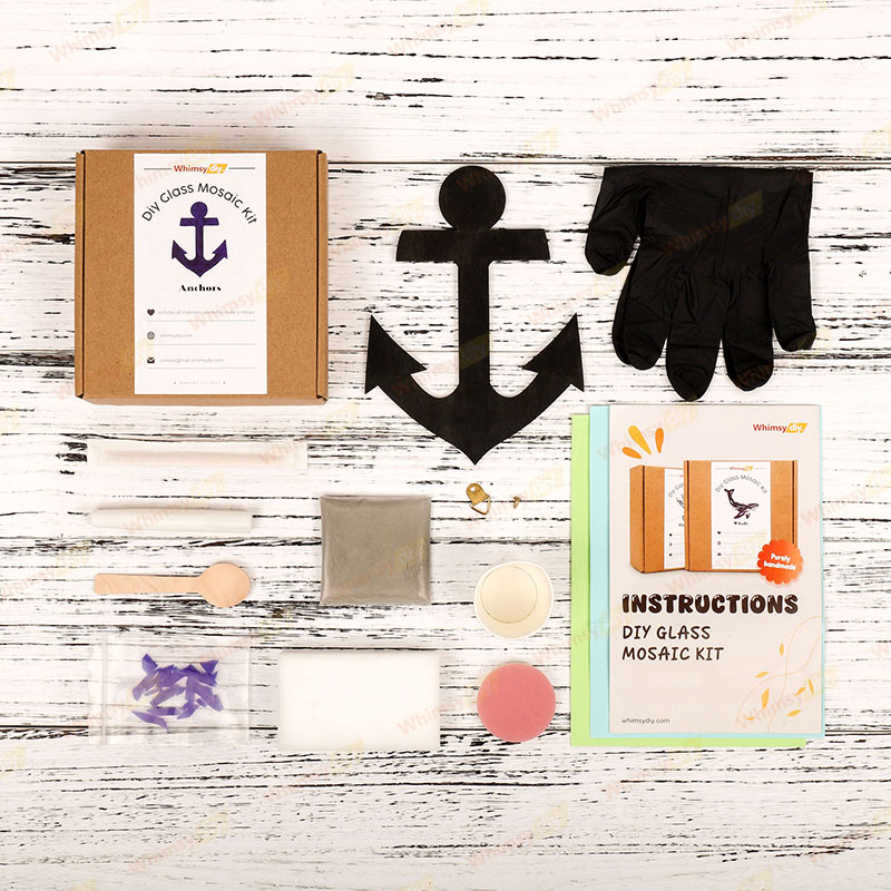 Anchor Stained Glass Mosaic Kit