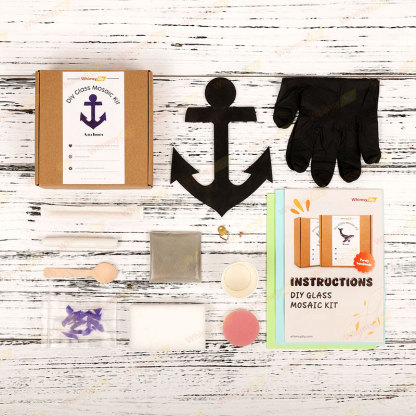 Anchor Stained Glass Mosaic Kit