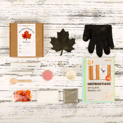 Maple Leaf Glass Mosaic Kit