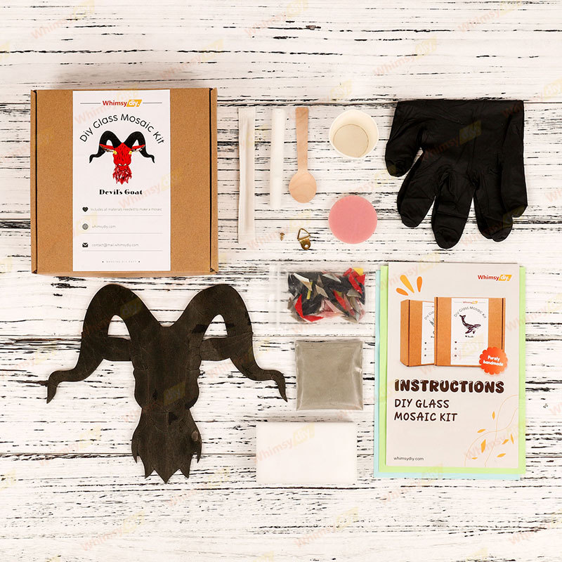 Demon Goat Glass Mosaic Kit