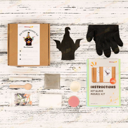 Bat Gnome Glass Mosaic Kit