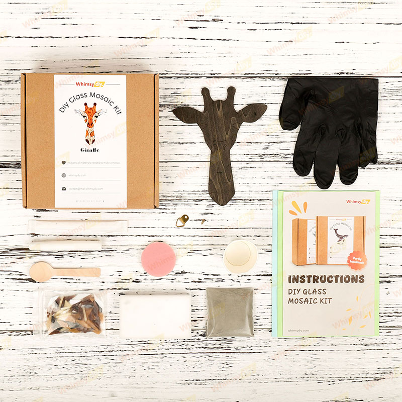 Giraffe Glass Mosaic Kit-Ships on 8/10