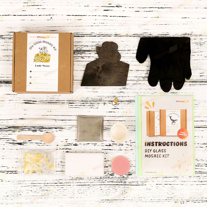 Little Mouse Glass Mosaic Kit