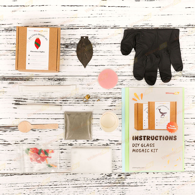 Christmas Lights Glass Mosaic Kit