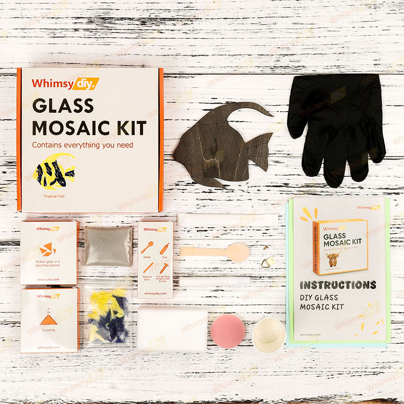 Tropical Fish Glass Mosaic Kit