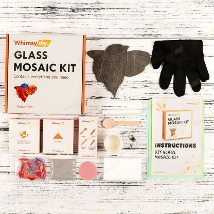 Guppy Fish Glass Mosaic Kit