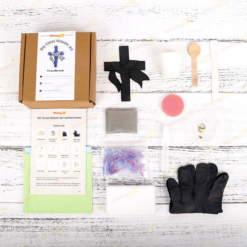 Crucifixion Glass Mosaic Kit