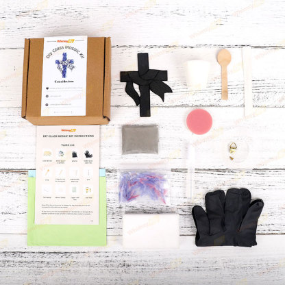 Crucifixion Glass Mosaic Kit