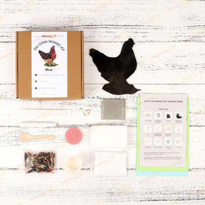 Hen Glass Mosaic Kit [New Pre-Order Special: Ships February 28th]