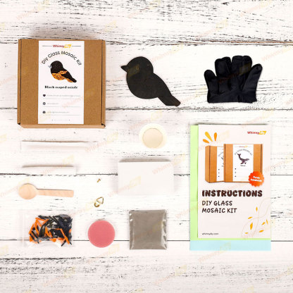 Oriole Glass Mosaic Kit | DIY Arts & Crafts Kit for Adults