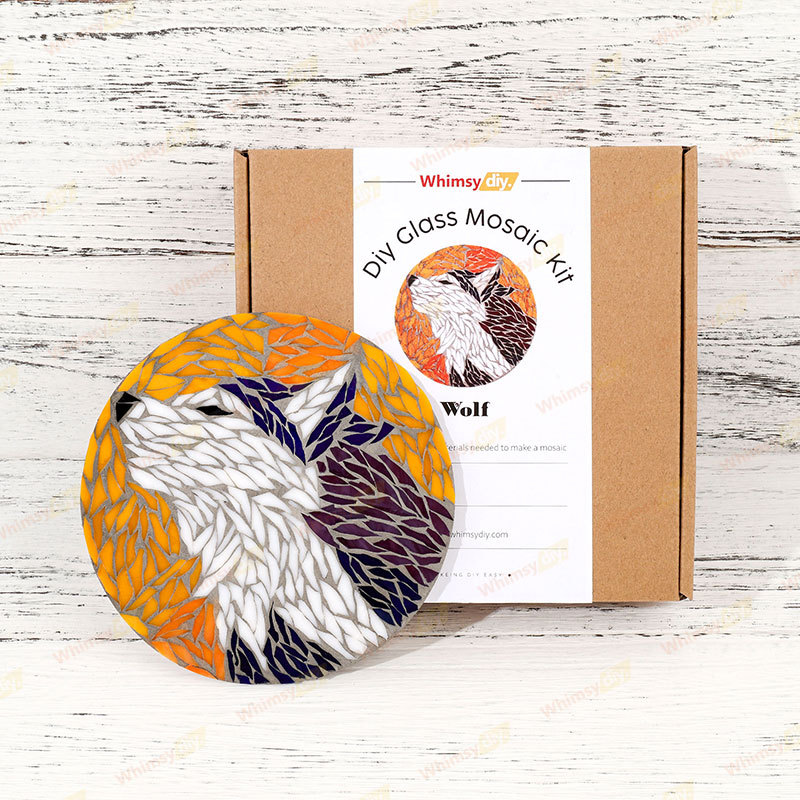 Wolf Glass Mosaic Kit [New Pre-Order Special: Ships February 28th]