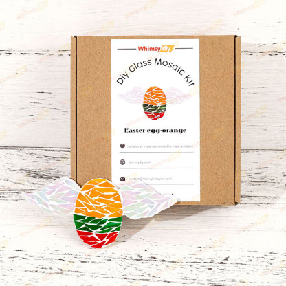 Easter wings colored egg glass mosaic kit [New Pre-Order: Ships February 28th]