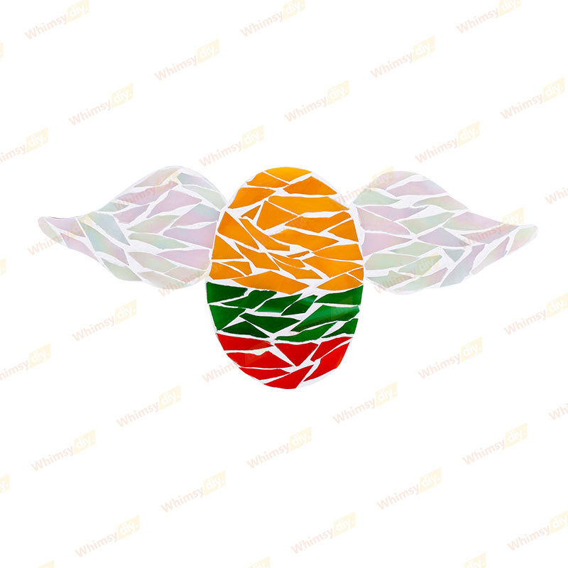 Easter wings colored egg glass mosaic kit [New Pre-Order: Ships February 28th]