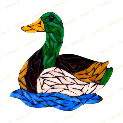 Mallard Duck Glass Mosaic Kit | DIY Arts & Crafts Kit for Adults