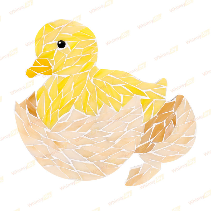Hatchling Duck Glass Mosaic Kit