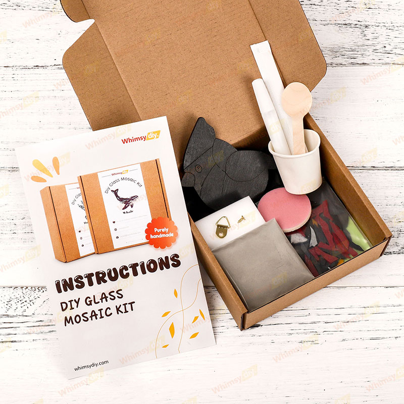 Cardinal Glass Mosaic Kit | DIY Arts & Crafts Kit for Adults