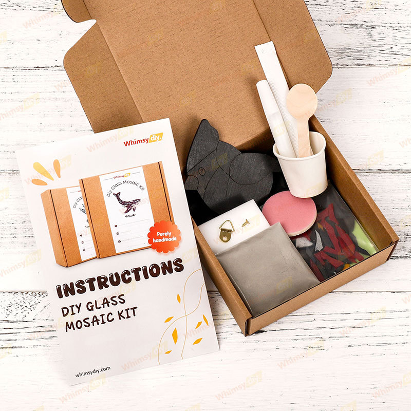 Cardinal Glass Mosaic Kit | DIY Arts & Crafts Kit for Adults